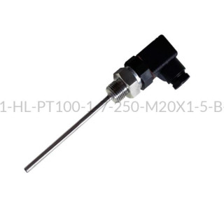 Rezystancyjny czujnik temperatury PT100 AS1-HL-PT100-1-7-250-M20x1,5-B-4