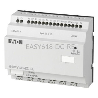 Moduł 12 wejść i 6 wyjść cyfrowych Eaton EASY618-DC-RE