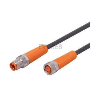 Przewód łączeniowy męsko-żeński bezhalogenowy 2 m M8 Ifm Electronic EVC268