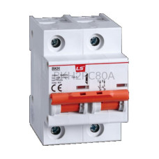 Wyłącznik nadprądowy 2P C80 BKH2PC80A LG