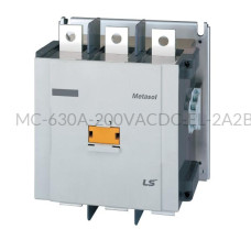 Stycznik 3F 330kW 500A 2NO+2NC 200VAC/DC MC-630a 200VAC/DC EL 2a2b LG