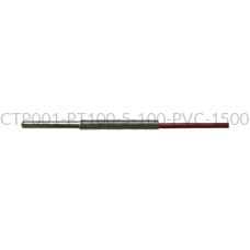 Kablowy czujnik temperatury PT100 AS1-CTP001-PT100-5-100-PVC-1500-A-3