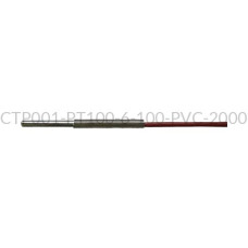Kablowy czujnik temperatury PT100 AS1-CTP001-PT100-6-100-PVC-2000-B-2
