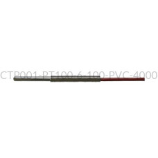Kablowy czujnik temperatury PT100 AS1-CTP001-PT100-6-100-PVC-4000-A-4