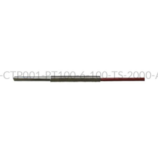 Kablowy czujnik temperatury PT100 AS1-CTP001-PT100-6-100-TS-2000-A-4