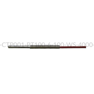 Kablowy czujnik temperatury PT100 AS1-CTP001-PT100-6-100-WS-4000-B-2