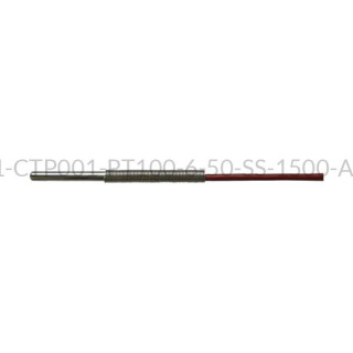 Kablowy czujnik temperatury PT100 AS1-CTP001-PT100-6-50-SS-1500-A-2