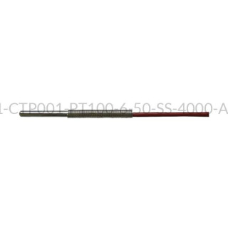 Kablowy czujnik temperatury PT100 AS1-CTP001-PT100-6-50-SS-4000-A-2