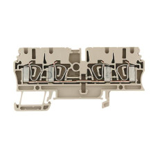 ZDU 2.5/4AN/10 Weidmuller ciemnobeżowy 24A 800V 1626970000