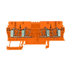 ZDU 2.5/2X2AN OR Weidmuller pomarańczowy 24A 800V 1636810000
