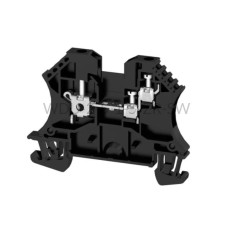 Złączka szynowa przelotowa WDU 2.5/1.5/ZR SW Weidmuller czarna 24A 800V 1833840000