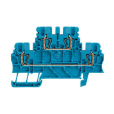 Złączka szynowa dwutorowa ZDK 1.5 BL Weidmuller niebieska 17,5A 500V 1791110000