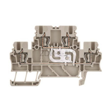 Złączka szynowa dwutorowa ZDK 1.5V Weidmuller ciemnobeżowa 17,5A 500V 1791130000