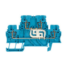 Złączka szynowa dwutorowa ZDK 1.5V BL Weidmuller niebieska 17,5A 500V 1791140000