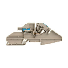 Złączka szynowa dwutorowa ZDK 4S/NT Weidmuller ciemnobeżowa 32A 250V 1733280000