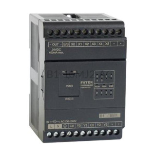 Sterownik PLC 6 wej. 4 wyj. tranzystorowe Fatek B1-10MJ2-AC