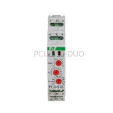 Przekaźnik czasowy wielofunkcyjny 230 V AC/24 V AC/DC PCU-510-DUO F&F