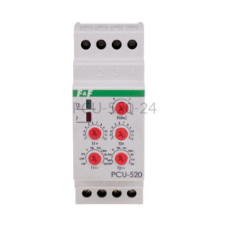 Przekaźnik czasowy wielofunkcyjny 24 V AC/VDC PCU-520-24 F&F