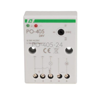 Przekaźnik czasowy z opóźnionym odpadaniem 24 VAC/VDC PO-405-24 F&F
