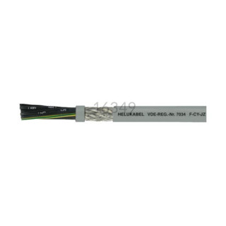 Przewód sterowniczy F-CY-JZ w oplocie ekranującym 7G0,75 mm2 16349 Helukabel