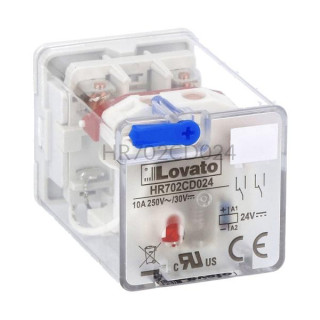 Przekaźnik przemysłowy 24 V DC 10A HR702CD024 Lovato
