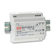 Zasilacz impulsowy na szynę Mean Well 230VAC 15VDC 6,5A DR-100-15