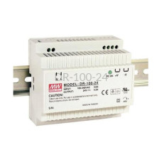 Zasilacz impulsowy na szynę Mean Well 230VAC 24VDC 4,2A DR-100-24