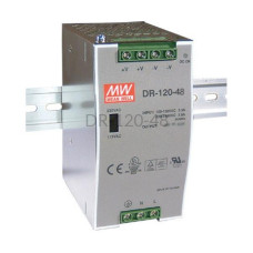 Zasilacz impulsowy na szynę Mean Well 230VAC 48VDC 2,5A DR-120-48