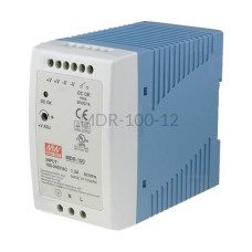 Zasilacz impulsowy na szynę Mean Well 230VAC 12VDC 7,5A MDR-100-12