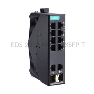 Switch niezarządzalny 10-portowy EDS-2010-ML-2GTXSFP-T Moxa