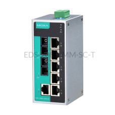 Switch niezarządzalny 8-portowy EDS-208A-MM-SC-T Moxa