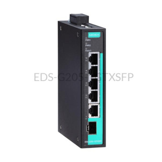 Switch niezarządzalny 5-portowy EDS-G205-1GTXSFP Moxa