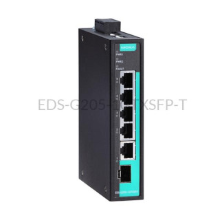 Switch niezarządzalny 5-portowy EDS-G205-1GTXSFP-T Moxa