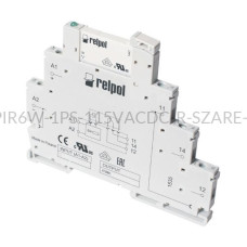 Przekaźnik interfejsowy-elektromagnetyczny Relpol 1P 115VDC PIR6W-1PS-115VAC/DC-R (SZARE) (CE)