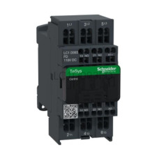 Stycznik 4 kW 3 styki zwierne 110VDC Schneider Electric LC1D093FD