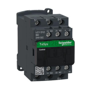 Stycznik 5,5 kW 3 styki zwierne 24VDC Schneider Electric LC1D12BD
