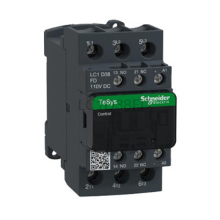 Stycznik 18,5 kW 3 styki zwierne 110VDC Schneider Electric LC1D38FD