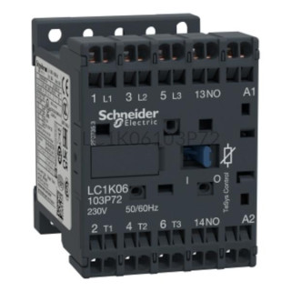 Stycznik 3P 6A 230VAC LC1K06103P72 Schneider Electric