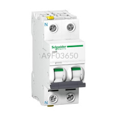 Wyłącznik nadprądowy Schneider Electric iC60N-B50-1N A9F03650 1P + N B 50 A
