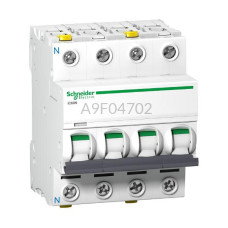 Wyłącznik nadprądowy Schneider Electric iC60N-C2-3N A9F04702 3P + N C 2 A