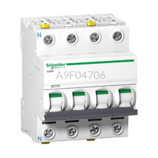Wyłącznik nadprądowy Schneider Electric iC60N-C6-3N A9F04706 3P + N C 6 A