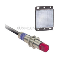 Czujnik refleksyjny Telemecanique Sensors 2 m M18 24...240 V AC/DC dwuprzewodowy XU9M18MB230W