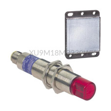 Czujnik refleksyjny Telemecanique Sensors 2 m M18 24...240 V AC/DC dwuprzewodowy XU9M18MB230WK