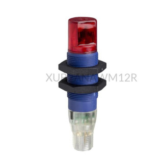 Czujnik typu bramka odbiornik Telemecanique Sensors 15m M18 12...24 V DC NPN XUB2ANAWM12R