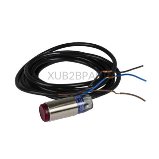 Czujnik typu bramka odbiornik Telemecanique Sensors 15m M18 12...24 V DC PNP XUB2BPANL2R