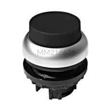 MM216636-- Schrack – Przycisk pulpitowy czarny z samopowrotem