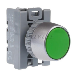 Przycisk pulpitowy zielony SP22-KZ-33 3 NC 3 NO Spamel