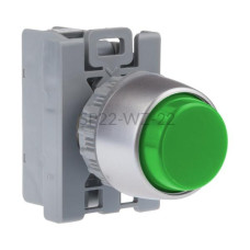 Przycisk pulpitowy zielony SP22-WZ-22 2 NO 2 NC Spamel