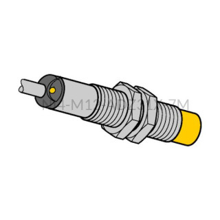 Czujnik indukcyjny Turck M12 2-przewodowy 4 mm NI4-M12-ADZ31X 7M 100018042